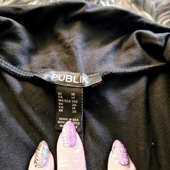 Black, Mini Bodycon Dress - Picture 3 of 8